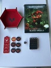 Warhammer 40K Blood Angels Codex Baron of Dice 25 Dice Tray Tokens Tracker Lot picture