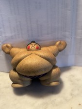 Japanese Sumo Doll Figure, Japan Sumo Wrestler Shikiri, Siko Action Vintage picture