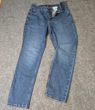 Lee Straight Leg Jeans Women's 6 Medium Blue Denim 30 x 27 EUC picture