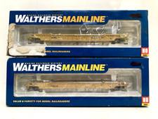 Lot Of 2 Walthers Mainline HO TTX 53’ NSC Well Car Single TTX New Logo NIB picture