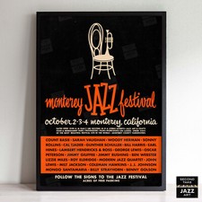 1959 Monterey Jazz Festival jazz poster - Monterey, California picture