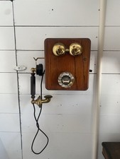 Antique Strowger Pax Wall Mount phone w/ Kellogg USA reciever, pre- 1940s picture