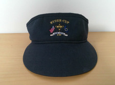Vintage 1995 Ryder Cup Visor Hat Oak Hill New Era USA Made Navy Blue Golf Cap picture