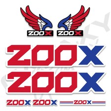 1986 ATC 200x Premium Vintage Decal Graphics Kit Red White Blue OEM Color picture