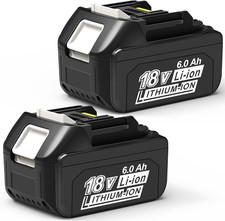 2 PACK 6.0Ah 18v Battery Replacement for Makita Power Tool BL1860 BL1860B BL1850 picture
