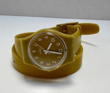 Swatch Watch Green Trace LG122C Extra Long Wrap Strap Olive Green Lady Gent 2011 picture