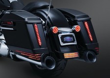 Kuryakyn 6907 Spear LED RearSaddlebag Strip Lights for HD Touring , BLACK picture
