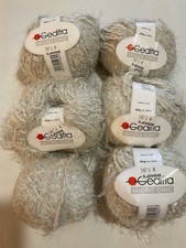 6 Skeins GEDIFRA MICRO CHIC Soft Italian Nylon Yarn 3325 Oatmeal Color 50g /65m picture