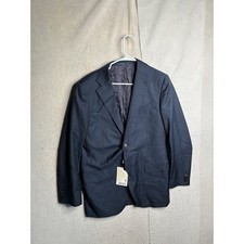 Suitsupply Navy Lazio Jacket Vitale Barberis Canonico Wool Blazer 40R C477807 picture