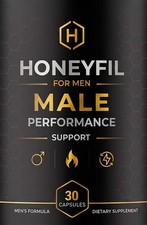 HoneyFil Mens Health Support Dietary Supplement 30 Capsules Male Strength picture