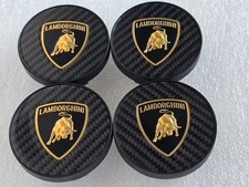Genuine Lamborghini Carbon Fiber Center Caps Urus Revuelto Huracán Aventador picture