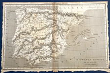 1806 MAP OF SPAIN antique engraved 11