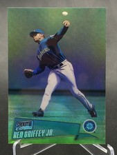 2000 Topps Stadium Club Chrome Ken Griffey Jr SCC7 Preview Refractor - Mariners picture