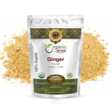 Organic Way Ginger Root Powder - Spice Up Every Dish, USDA Certified (1 LBS) picture