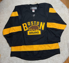 Reebok Boston Bruins NHL Center Ice Authentic Jersey Men’s 54 Made Canada NEW picture