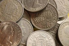 25 PACK OF HALFCROWNS BULK LOT OF OLD BRITISH COINS picture