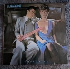 SCORPIONS - LOVE DRIVE VINYL RECORD ALBUM UNSENSORED NM OR BETTER FIRST PRESS picture