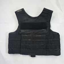 Point Blank Body Armor Carrier Vest Mens Large Black MOLLE Outer Shell No Panels picture