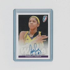 CANDACE PARKER 2009 Rittenhouse WNBA 2008 ROY On-Card Auto Card 🏀 SPARKS 🎇 SSP picture