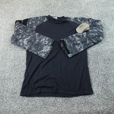 NEW TRU SPEC Shirt Mens L Gray Camo Combat Long Sleeve Cordura Tactical Military picture