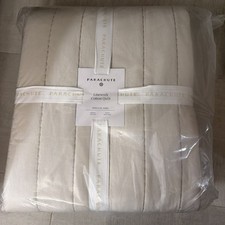 Parachute Home Linework Cotton Quilt In Parchment King/Cal King picture
