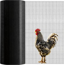 Black Hardware Cloth, 48'' x 100' 1/2 inch 19 Gauge Welded Wire Fence US STOCK picture