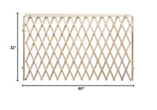 Expansion Walk-Thru Room Divider Baby Gate (Natural Wood) picture