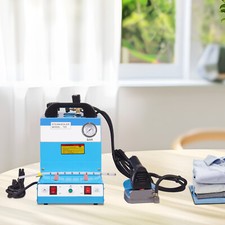 Electric Steam Iron with Boiler for Dry Cleaner Curtain Blue 110V Commercial picture