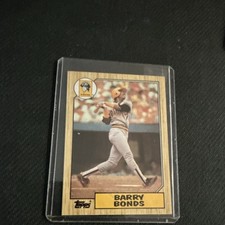 Topps 1987 Topps Barry Bonds #320 Tiffany RC Pittsburgh Pirates Baseball Card picture