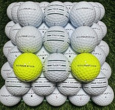 50 Maxfli TOUR, TOUR S, Tour X & Mix 5A/4A Near Mint Used Golf Balls Free Bag picture