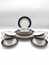 Royal Worcester Regency Blue - (20pc) 5 Piece Place Settings, Set of 4 picture