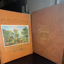 Limited Edition Leather Bound Illustrated: Currier & Ives' America Walton HC picture
