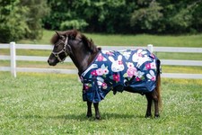 Miller's Standard Neck Rabbit Print Mini Turnout Blanket 1200D 200 GSM Polyfill picture