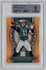 2017 Panini Pantheon Gold /10 Carsen Wentz BGS 9 picture