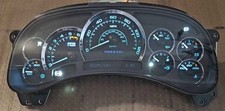2003-2006 Chevy Chevrolet GMC Custom Escalade Speedometer Cluster Rebuilt White picture