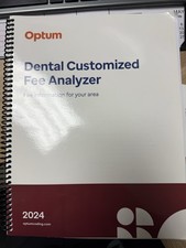 Optum Dental Customized Fee Analyzer Spiral Bound Manual 2024 picture