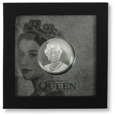 2022 Cook Islands $5 1 oz Silver Queen Elizabeth II In Memoriam Proof picture