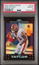 2007 Topps Chrome #TC91 Sean Taylor Refractor PSA 10 picture