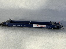 Beautiful Athearn RTR Maxi 1 K Line Rail Bridge Well Car Early 5-Pak HO picture