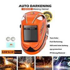 Large View Area Welder Helmet True Color Auto-Darkening Welding Helmet/Hood/Mask picture