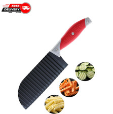 Crinkle Cutter Knife Stainless Steel Wavy Potato Vegetable Slicer Tool picture