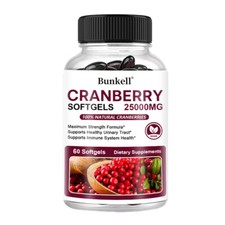 Cranberry Capsules Pills 30,000mg Supplement+Vitamin C Concentrate Extract picture