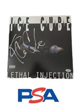 Ice Cube Signed Autographed Vinyl LP “Lethal Injection” PSA/DNA Authenticated picture
