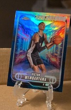 2024-25 Topps Chrome - Victor Wembanyama #193 Blue Refractor /150 picture