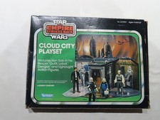 VINTAGE STAR WARS KENNER ESB BESPIN CLOUD CITY PLAYSET w/FIGURES & PEGS picture