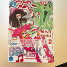 Bandai One Piece Card Game Brook Round One Piece OP11-056 R 4000/3 picture