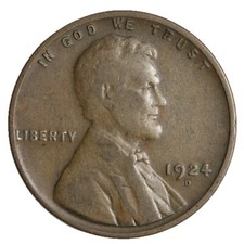 1924-D Lincoln Wheat Cent Penny Better Grade Complete Your Album picture