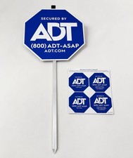 New Security Yard Sign with 4 Window Stickers Home Alarm Warning Set picture