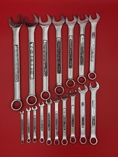 Craftsman, USA, Metric, 12-Point Combination Wrench Set Of 17, Used. picture