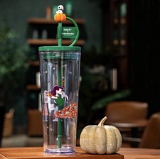 Starbucks x Peanuts Great Pumpkin Cold Cup 24oz Snoopy Topper 2026 NEW IN HAND picture